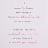 Birthday Card Daughter In Law - 9 x 6 inches - Regal Publishing