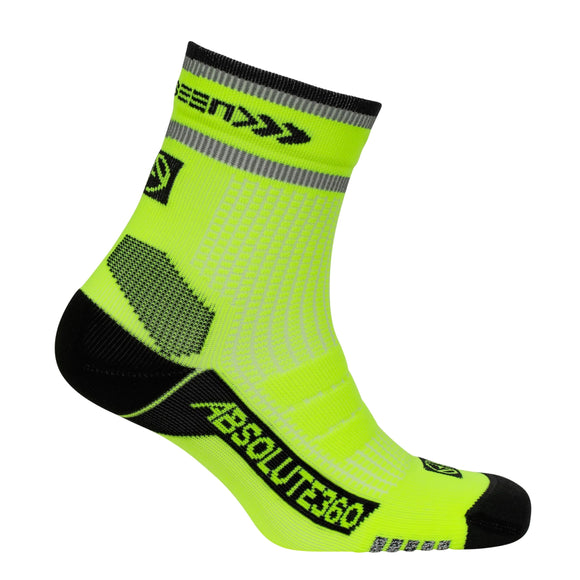 ABSOLUTE360 Performance Running Socks For Men/Women - Anti Blister Cushioned Trainer Socks Blister Prevention Athletic Sports Socks