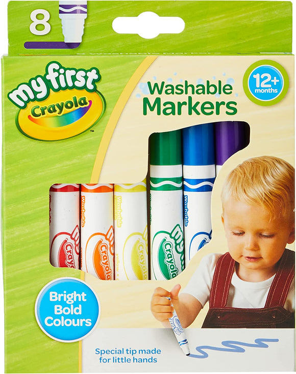 CRAYOLA My First Washable Markers - Pack of 8