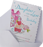 Birthday Card Daughter In Law - 9 x 6 inches - Regal Publishing