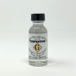Diamond G Forest 100% Pure Gum Spirits of Turpentine - 1oz Bottle