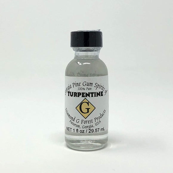 Diamond G Forest 100% Pure Gum Spirits of Turpentine - 1oz Bottle
