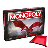Dungeons & Dragons Monopoly Board Game & Exclusive Dice Rolling Tray