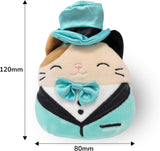 Squishmallows Monopoly Board Game Collectors Edition (With Cam The Cat Plush) & Dice Rolling Tray